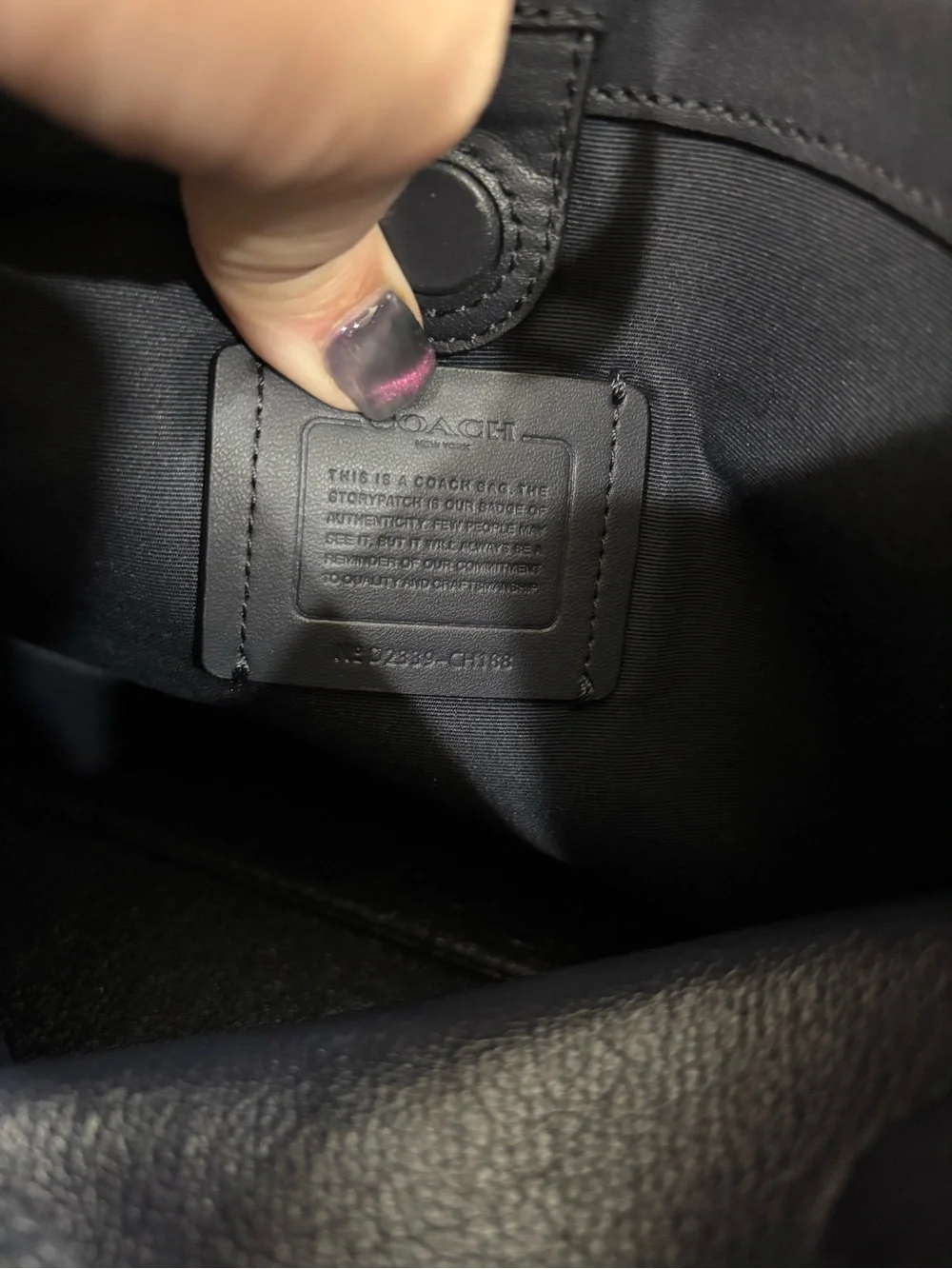 Coach Hanna Pebble Leather Shoulder Bag